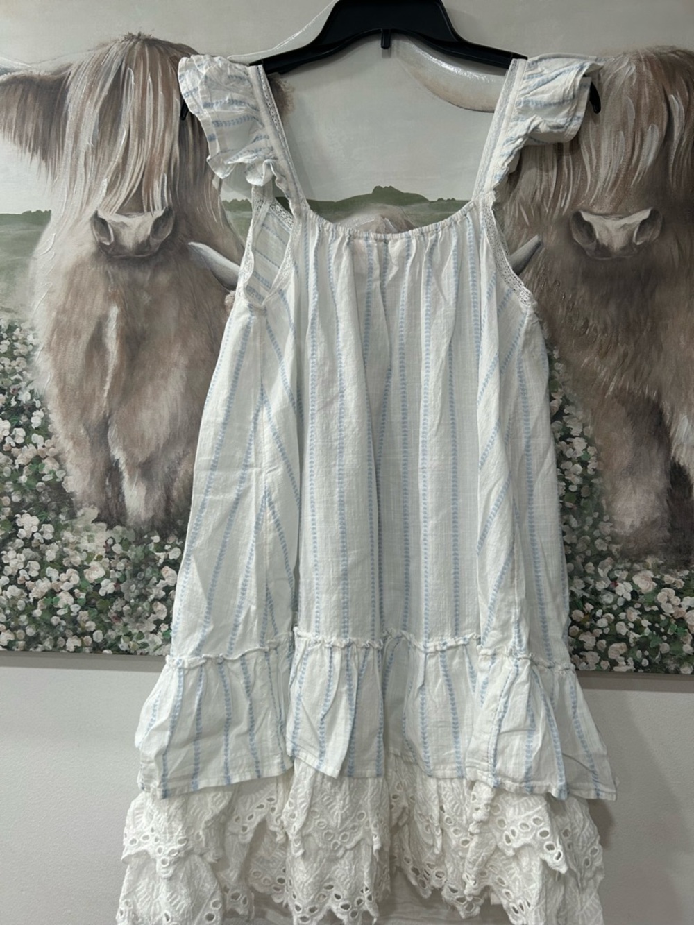 Shabby Chic Cotton Nightgown - Picture 9 of 11